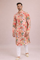 Karvaan Viscose Rayon Position Embroidery Kurta (Inside Lining Aastar)