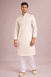 Karvaan Sequence Work Cotton Kurta