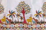 Karvaan Cotton Silk Ethnic Embroidery Daman Work Kurta - Image 4