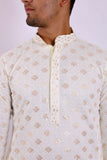 Karvaan Sequence Work Cotton Kurta - Image 3
