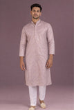 Karvaan Cotton Silk Banarasi Embroidery Kurta (Inside Lining Aastar)