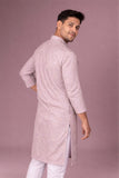 Karvaan Cotton Silk Banarasi Embroidery Kurta (Inside Lining Aastar)