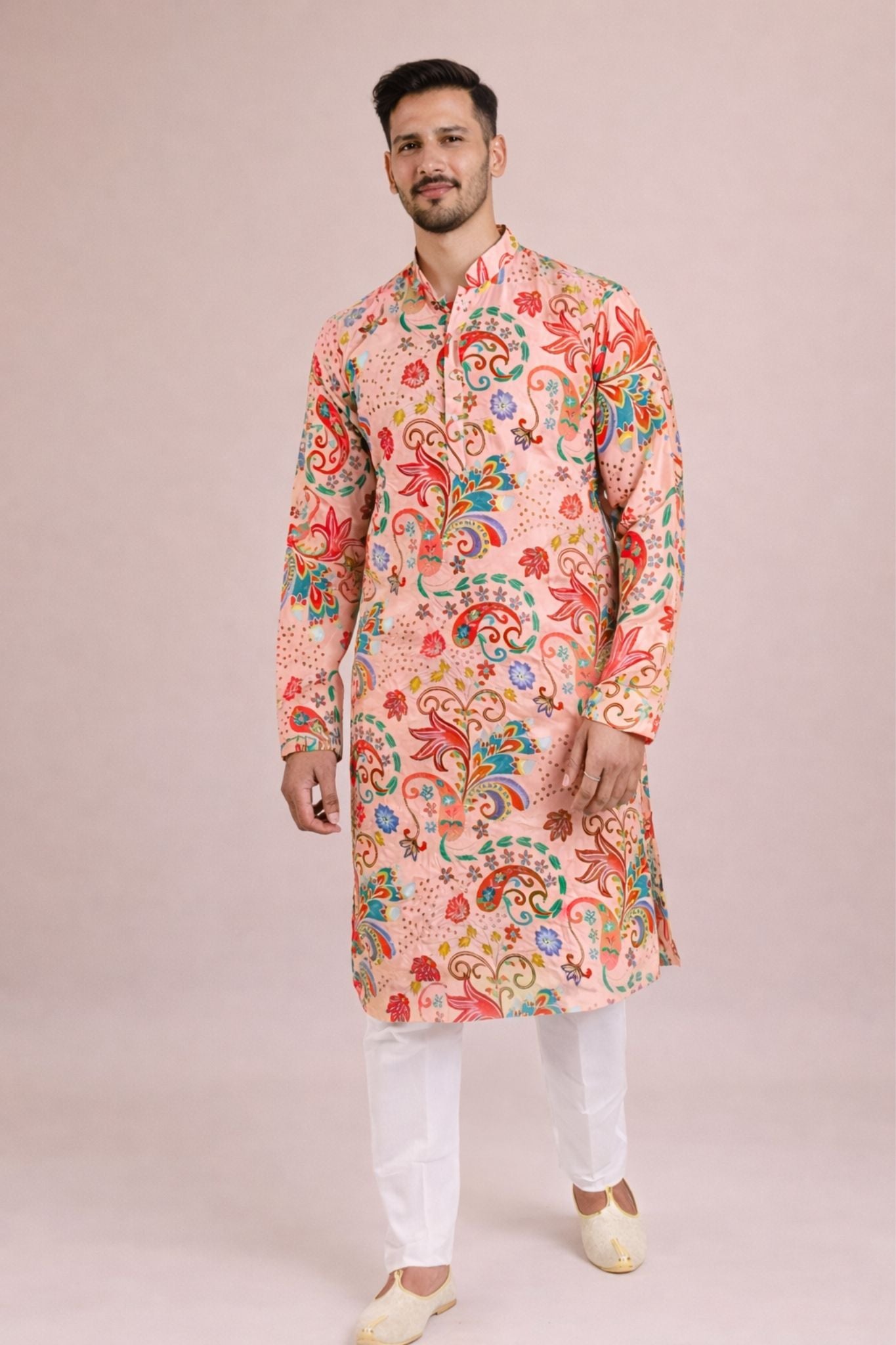 Karvaan Viscose Rayon Position Embroidery Kurta (Inside Lining Aastar)