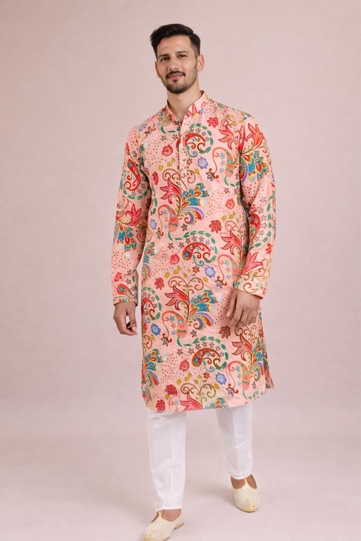 Karvaan Viscose Rayon Position Embroidery Kurta (Inside Lining Aastar)
