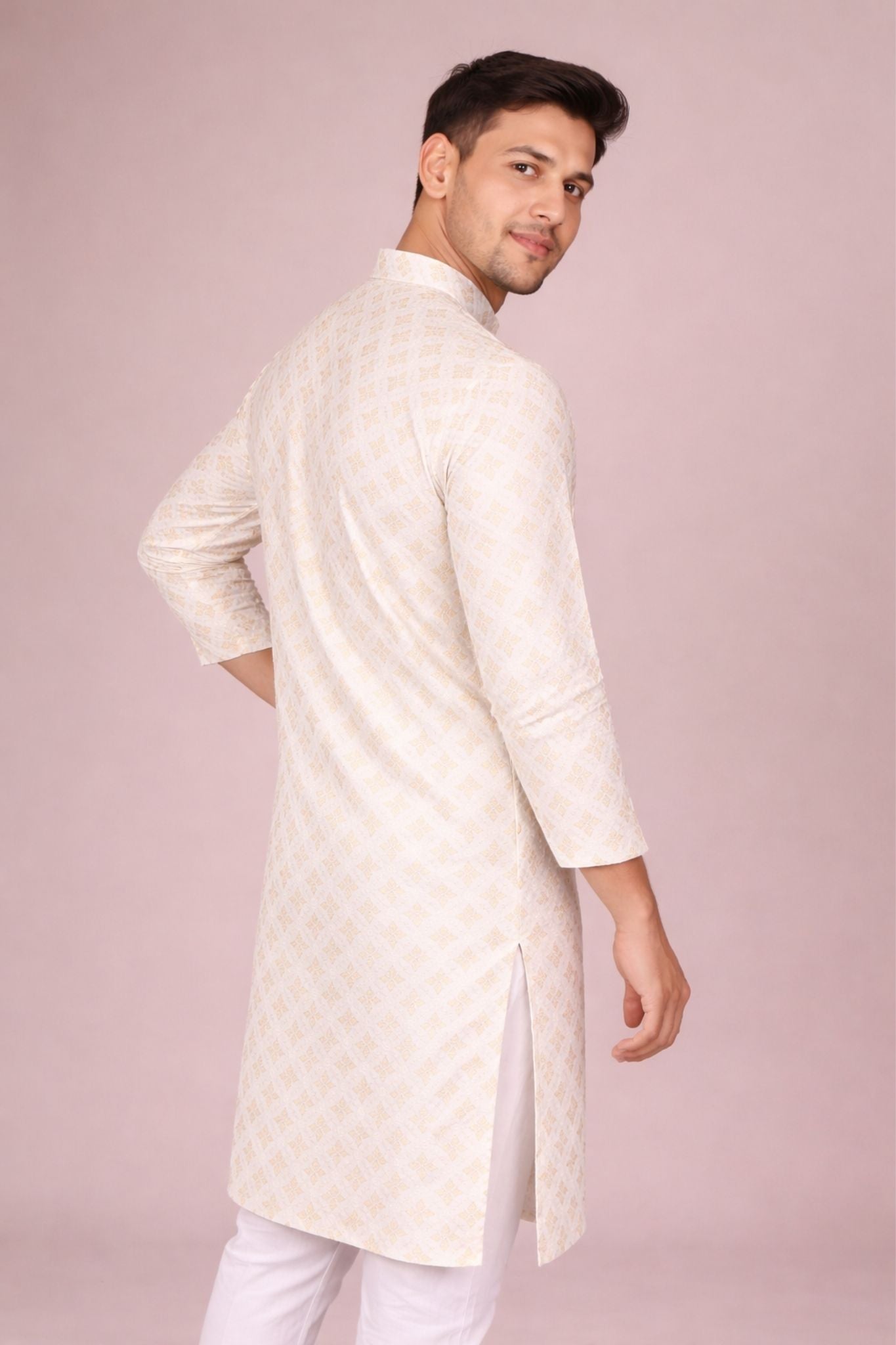 Karvaan Sequence Work Cotton Kurta