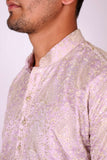 Karvaan Cotton Silk Banarasi Embroidery Kurta (Inside Lining Aastar) - Image 3